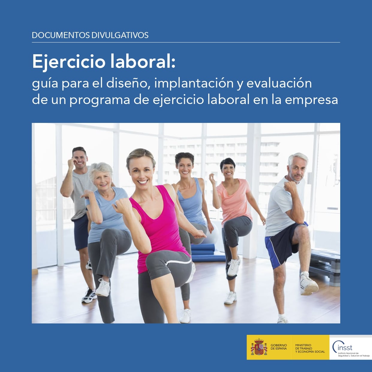 Imagen noticia Ejercicio laboral Guía para el diseño, implantación y evaluación de un programa de ejercicio laboral en la empresa 2023